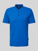 Napapijri Slim Fit Poloshirt mit Logo-Stitching Modell 'EALIS' Royal