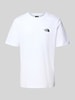 The North Face T-shirt z nadrukiem z logo Biały