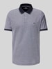 Fynch-Hatton Regular fit poloshirt met logostitching Marineblauw