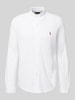 Polo Ralph Lauren Slim Fit Freizeithemd mit Logo-Stitching Weiss