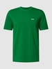 BOSS Green T-shirt met labelprint Grasgroen