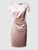 Swing Cocktailkleid aus Satin  Rose