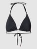 HUGO Bikini-Oberteil mit Label-Print Modell 'PURE' Schwarz