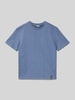 s.Oliver RED LABEL Regular Fit T-Shirt aus reiner Baumwolle Rauchblau