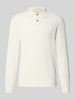 Christian Berg Men Slim Fit Poloshirt mit Knopfleiste Offwhite