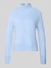 Tom Tailor Regular fit coltrui van een mix van katoen en kasjmier Lichtblauw