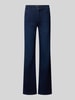 Christian Berg Woman Straight Fit Jeans aus Viskose mit Eingrifftaschen Marine Melange