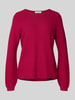 Christian Berg Woman Strickpullover mit gerippten Abschlüssen Fuchsia