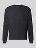 ONLY & SONS bluzka z długim rękawem o kroju relaxed fit z mieszanka bawełny model 'SCASPIAN' Czarny