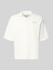 Redefined Rebel Regular Fit Poloshirt mit Logo Modell 'Eddie' Weiss