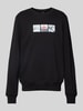 The North Face Sweatshirt mit Label-Print Black