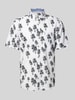 Tom Tailor Koszula casualowa o kroju regular fit ze wzorem na całej powierzchni Biały