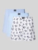 Polo Ralph Lauren Underwear Boxershort met elastische band in een set van 3 stuks Blauw