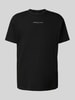 Tommy Jeans T-Shirt mit Label-Stitching Black