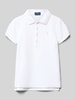 Polo Ralph Lauren Teens Regular fit poloshirt met labelstitching Wit