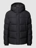 BOSS Orange Winterjacke mit Kapuze Black