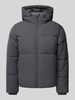 Jack & Jones Steppjacke mit Kapuze Modell 'VESTERBRO' Anthrazit