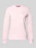 Tommy Jeans Regular fit sweatshirt van katoenmix Lichtroze