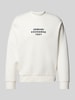 ARMANI EXCHANGE Sweatshirt mit Label-Stitching Offwhite