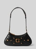 Guess Handtas met labelapplicatie, model 'MINTHA MINI' Zwart