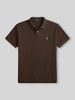 Polo Ralph Lauren Regular Fit Poloshirt aus reiner Baumwolle Mittelbraun