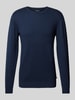 Matinique Pullover mit Label-Detail Modell 'Jones' Marine