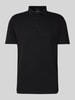 Strellson Poloshirt mit Strukturmuster Modell 'Fisher' Black