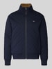 Gant Sweatjack met ritssluiting Donkerblauw