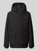 Didriksons Regular Fit Jacke mit aufgesetzten Taschen Modell 'Liam' Black