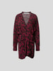 Iro Blusenkleid mit Allover-Muster Rot