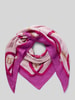 Guess Schal aus Viskose mit Label-Detail Modell 'FOULARD' Pink