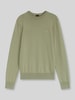 BOSS Orange Regular Fit Pullover aus Baumwoll-Kaschmir-Mix Modell 'Kanovano_S' Lind