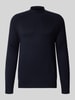 Strellson Regular Fit Strickpullover aus Baumwoll-Mix Modell 'TITO' Dunkelblau