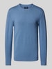 MCNEAL Pullover in Strick-Optik Jeansblau Melange