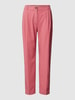 Jake*s Collection Stoffen broek met viscose Donkerrood