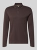 Christian Berg Men Regular Fit Poloshirt aus reiner Baumwolle Schoko