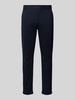 Lindbergh Slim fit stoffen broek met verkort model Donkerblauw