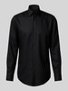 BOSS Slim Fit Business-Hemd mit Kentkragen Black