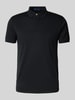 Polo Ralph Lauren Custom Slim Fit Poloshirt mit Logo-Stitching Modell 'INTERLOCK' Black