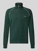 BOSS Regular Fit Sweatjacke aus Baumwoll-Mix Modell 'Mix&Match' Dunkelgruen