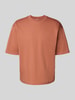 JAKE*S STUDIO MEN T-shirt met ronde hals Roestrood