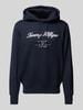 Tommy Hilfiger Hoodie mit Label-Stitching Marine