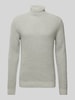 Jack & Jones Premium Coltrui met labeldetail, model 'VIGGO' Rietgroen