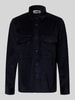 Drykorn Regular Fit Hemdjacke aus Cord Modell 'CORDUROY OVERSHIRT' Dunkelblau