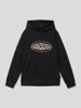 Quiksilver Hoodie mit Label-Print Modell 'IN CIRCLES' Schwarz