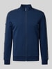 Guess Activewear Sweatjacke mit Label-Detail Modell 'ARLO' Dunkelblau