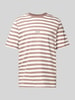 Jack & Jones T-Shirt mit Label-Print Modell 'VESTERBRO' Hellbraun