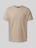 JOOP! Collection T-Shirt mit Label-Stitching Modell 'Priamo' Beige