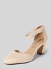 Tamaris Pumps mit Blockabsatz Beige