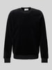 Armedangels Sweatshirt mit Strukturmuster Modell 'BENJAARO' Black